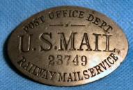 railway mail clerk pin